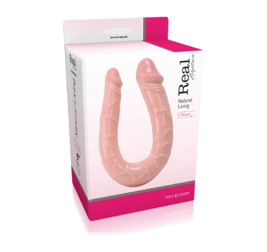 Realistyczny penis podwójna penetracja sex 15cm